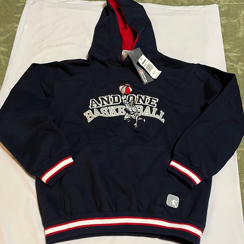 New Boys And 1 Navy Basketball Sweatshirt